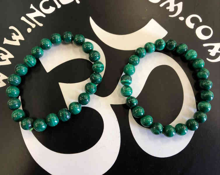 Pulsera Malaquita bola